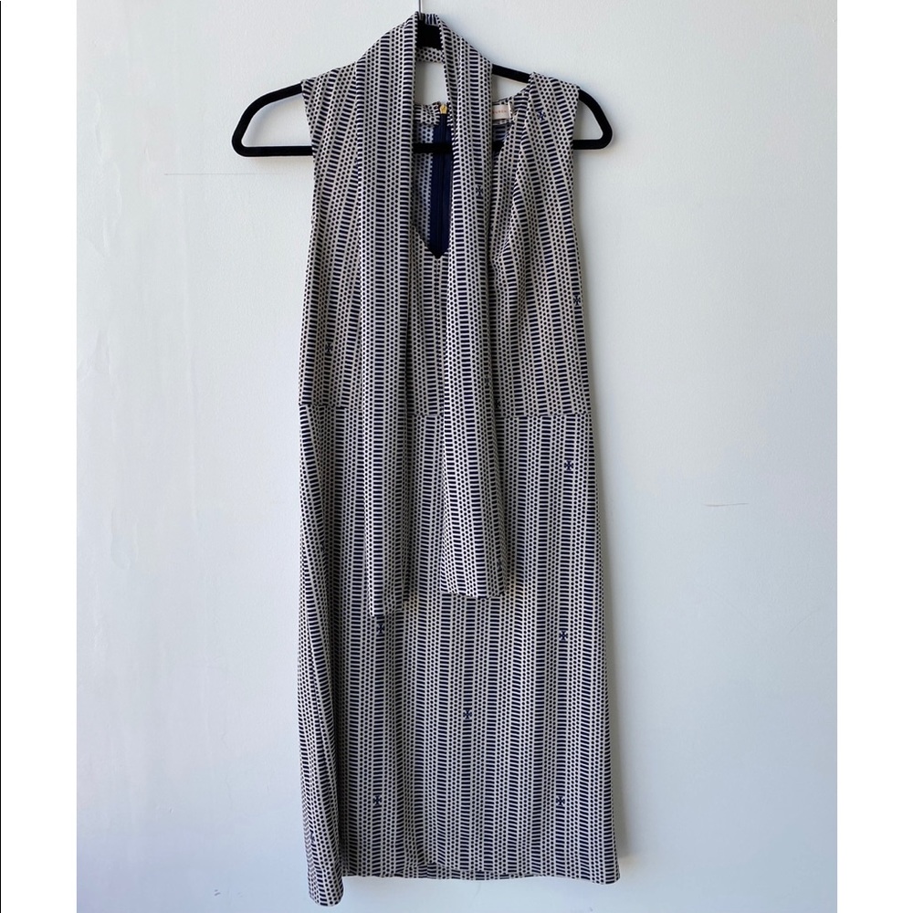 Navy and cream Tory Burch Dress